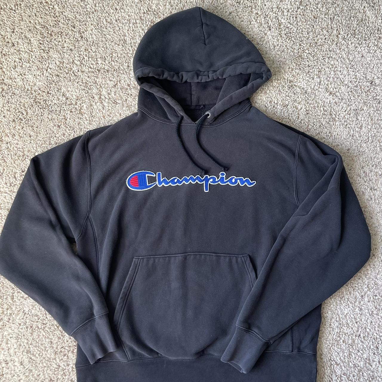 Fleece Hoodie Champion Hoodie Mens Navy Mens Hoodies Champion Dark