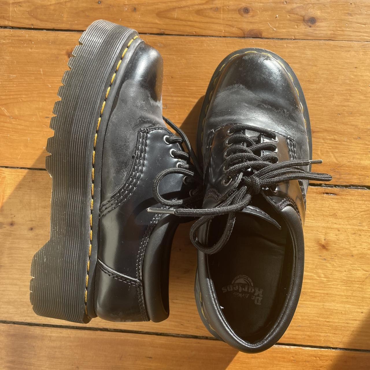 8053 Quad Leather Platform Shoes Doc marten !... - Depop