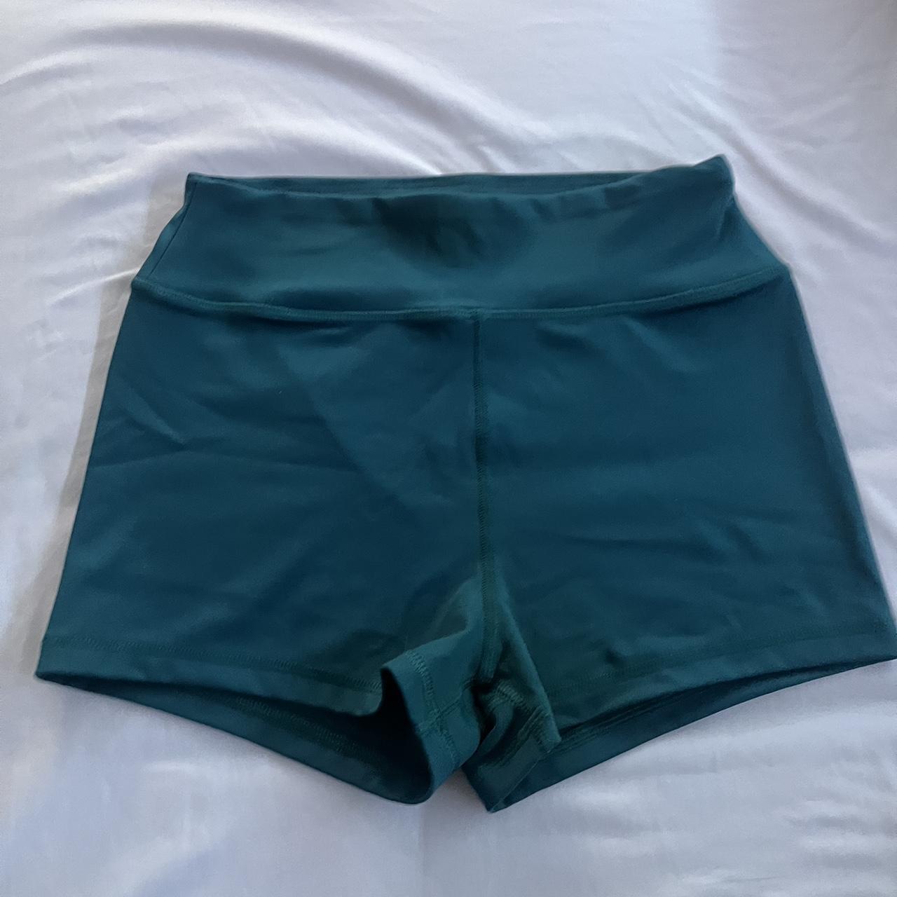 american eagle teal workout shorts Depop