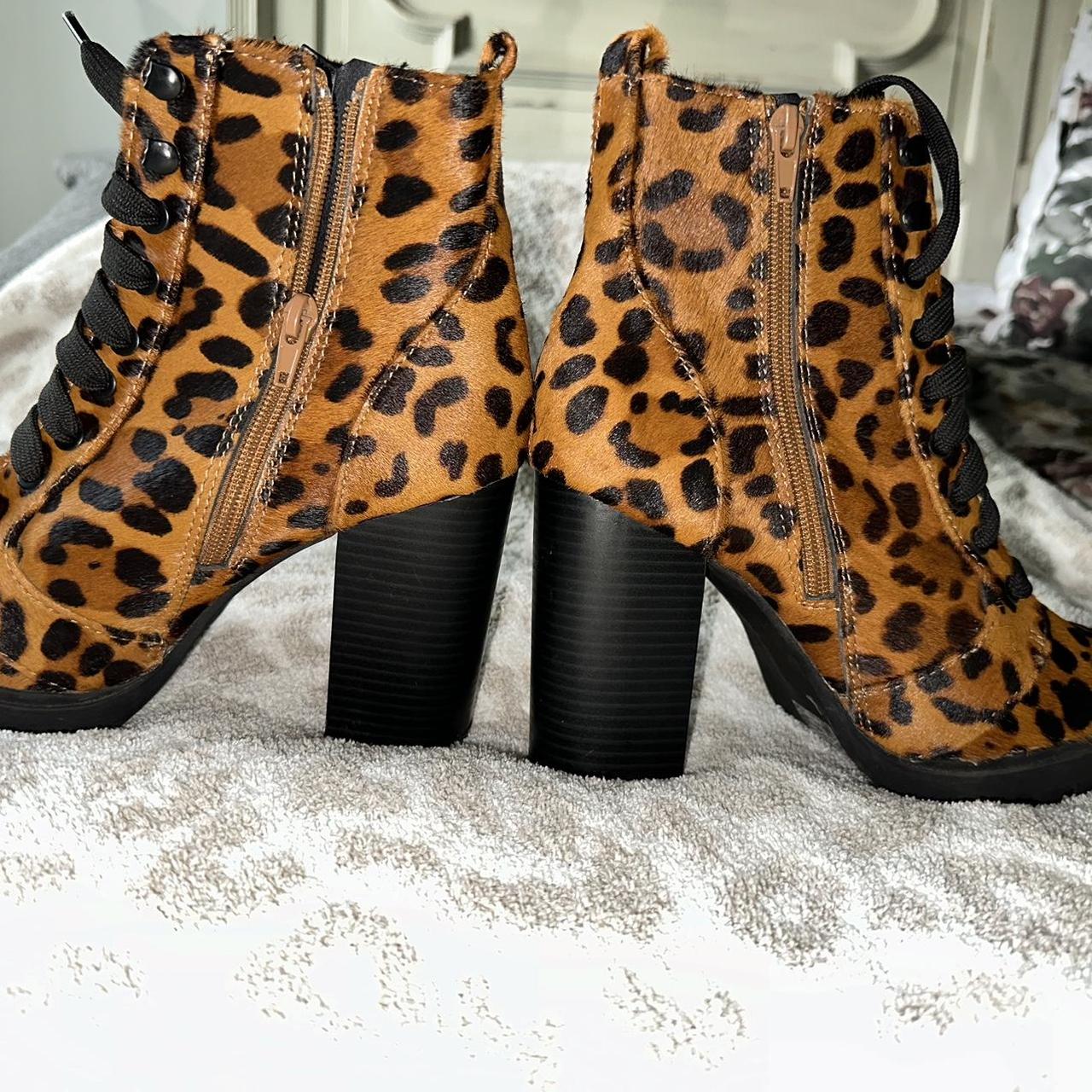 Express leopard booties best sale