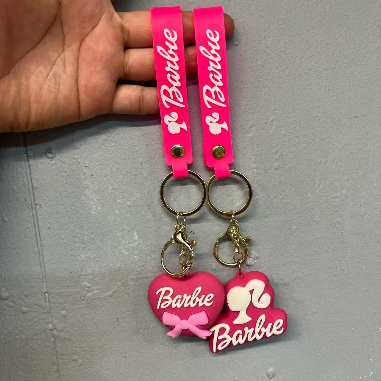 Factory Barbie keychain set