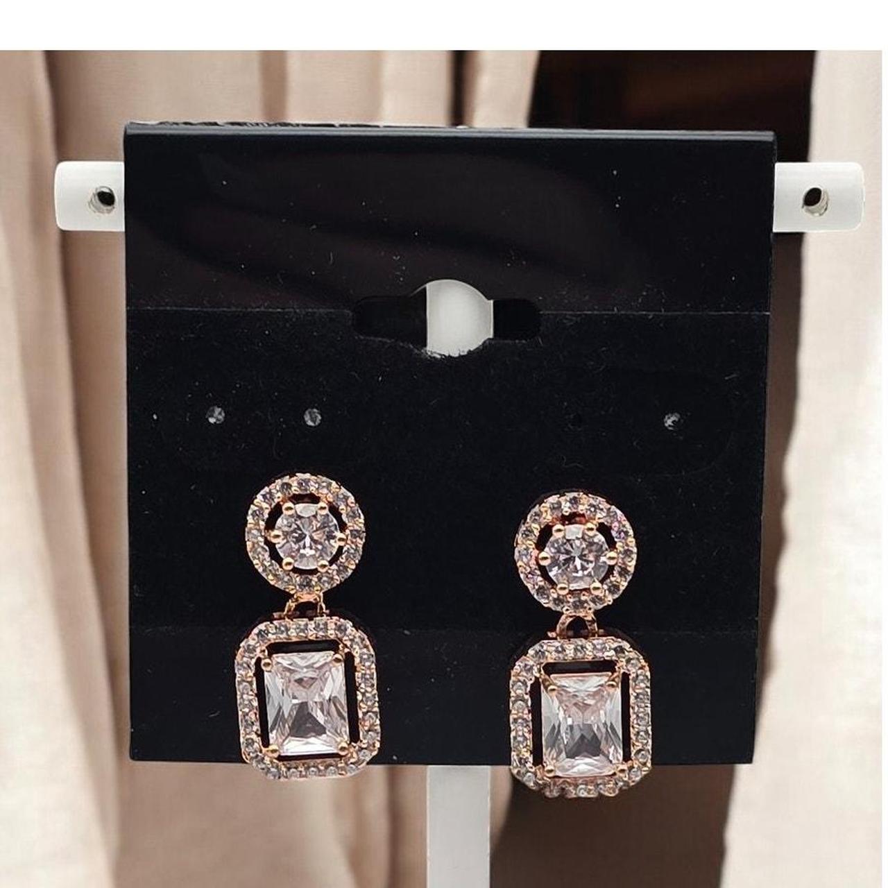 Source Unknown Women's Earrings - Gold – Crystal … - image 4