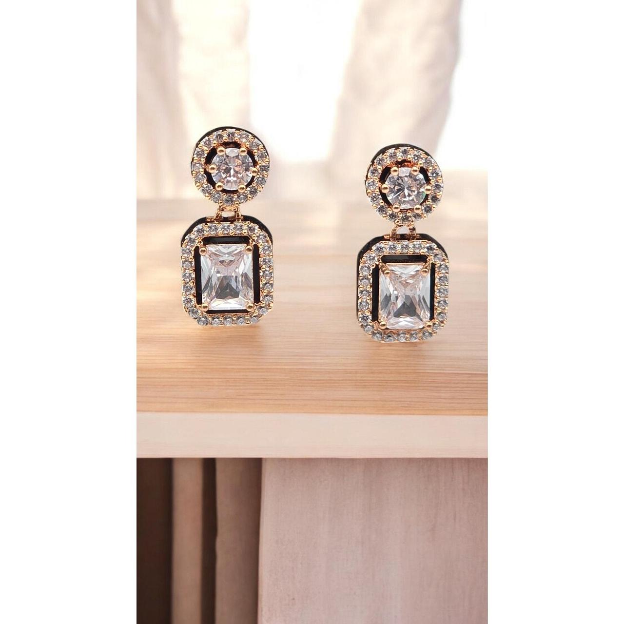 Source Unknown Women's Earrings - Gold – Crystal … - image 3