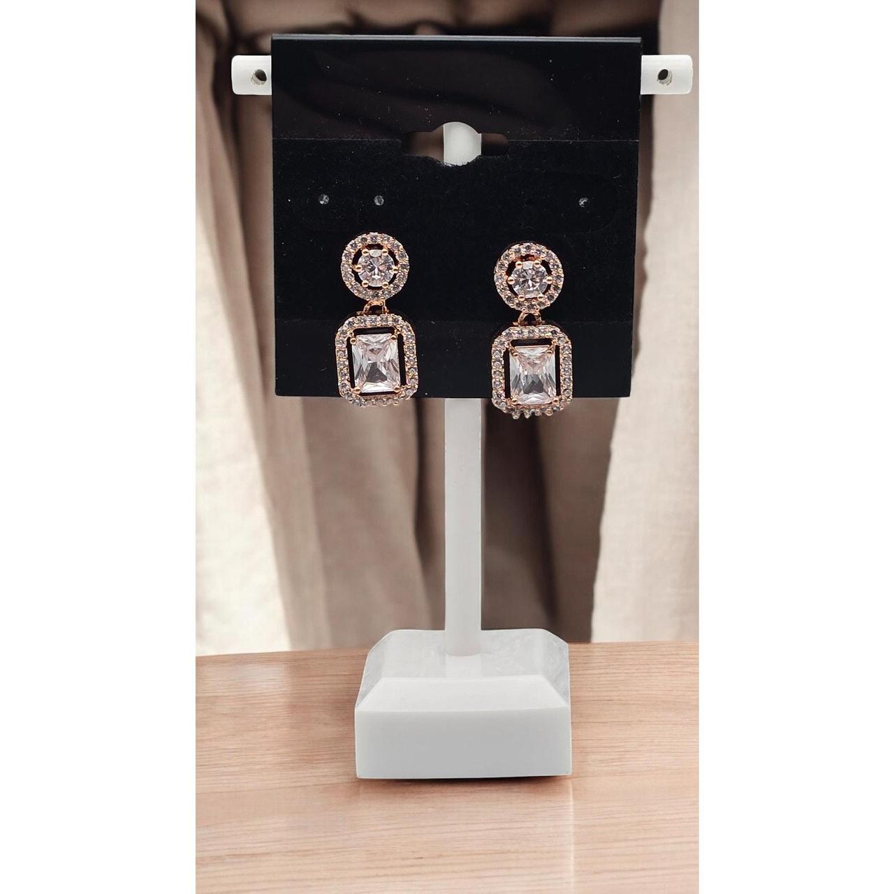 Source Unknown Women's Earrings - Gold – Crystal … - image 2