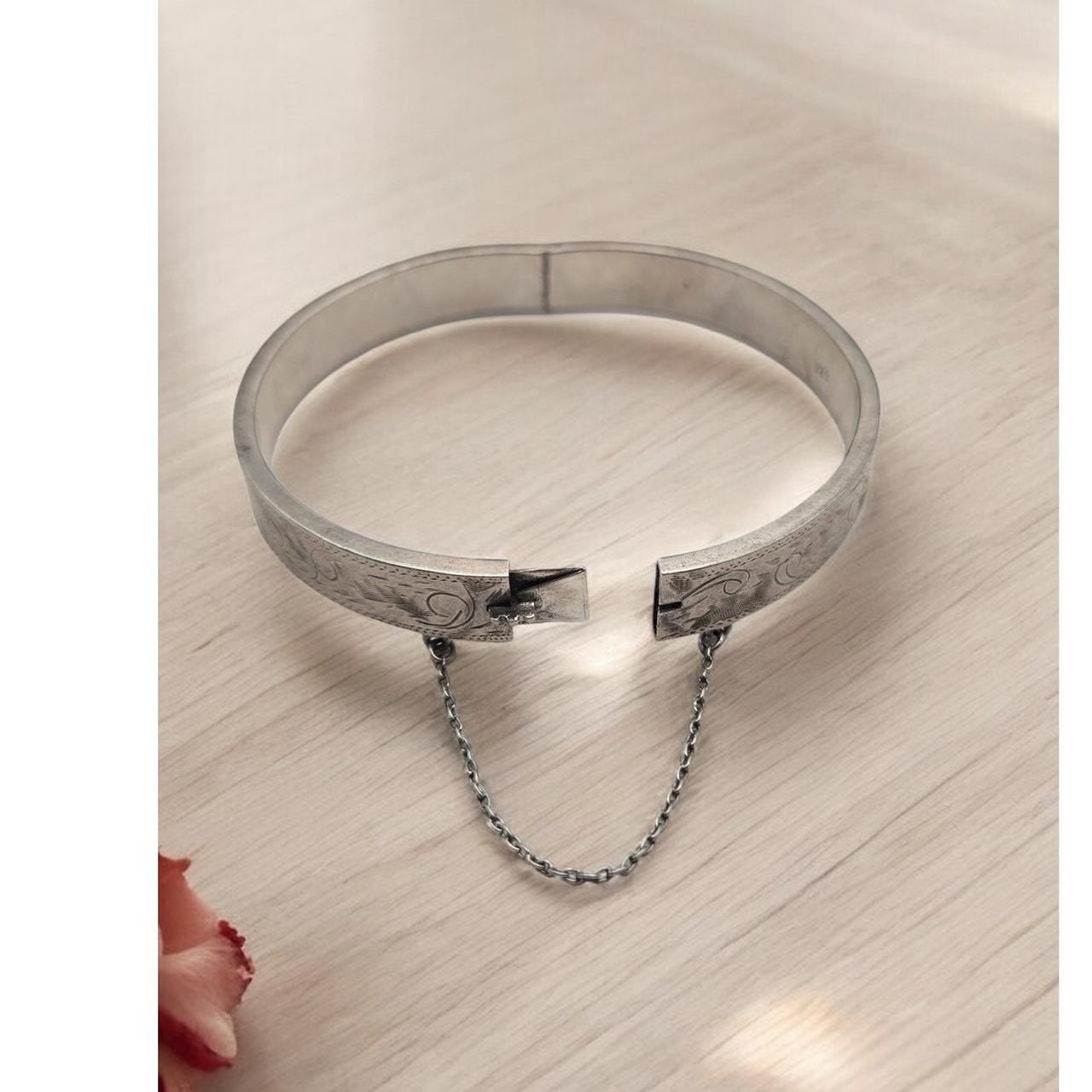Source Unknown Women's Bracelet - Silver – Floral… - image 5