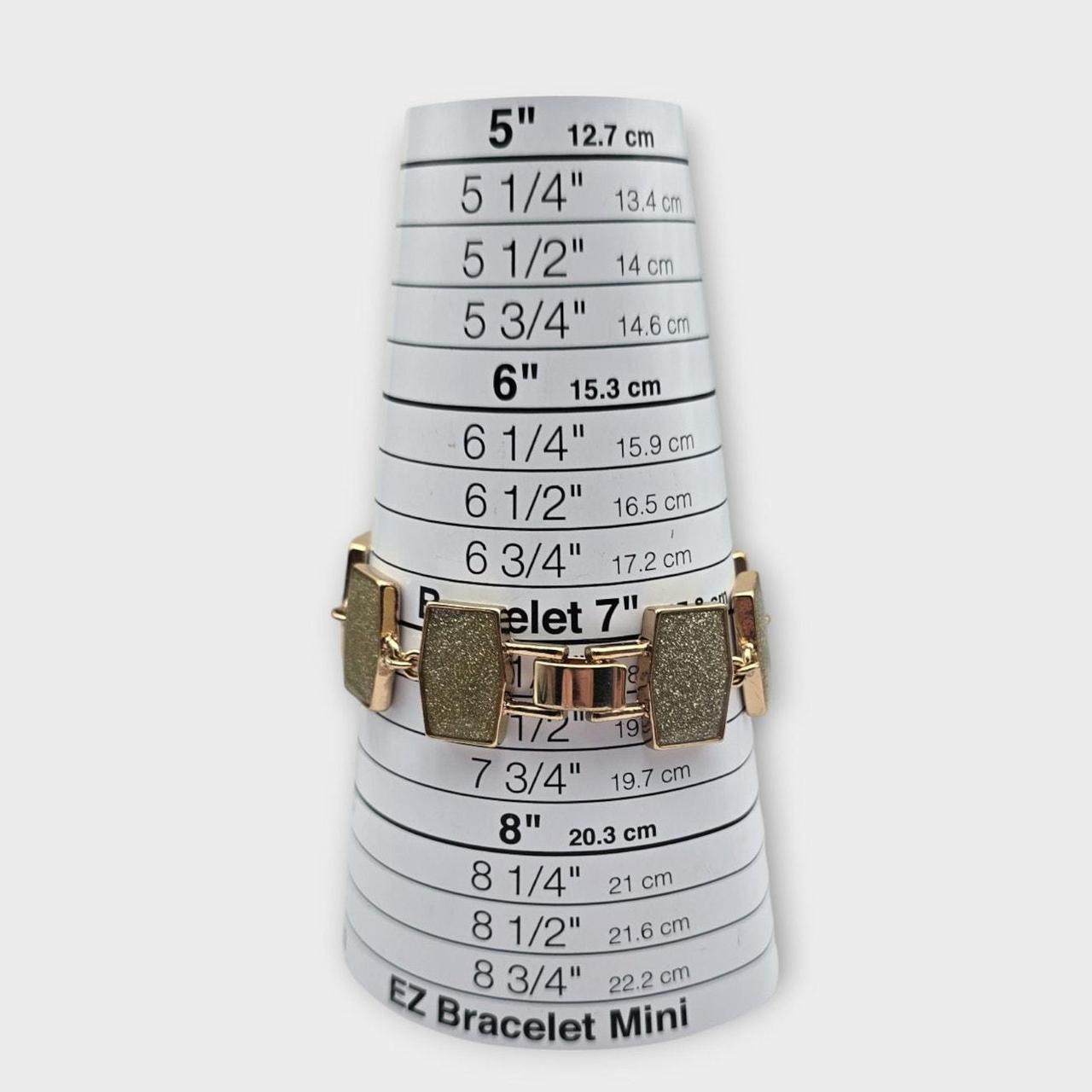 Source Unknown Women's Bracelet - Gold – Textured… - image 6