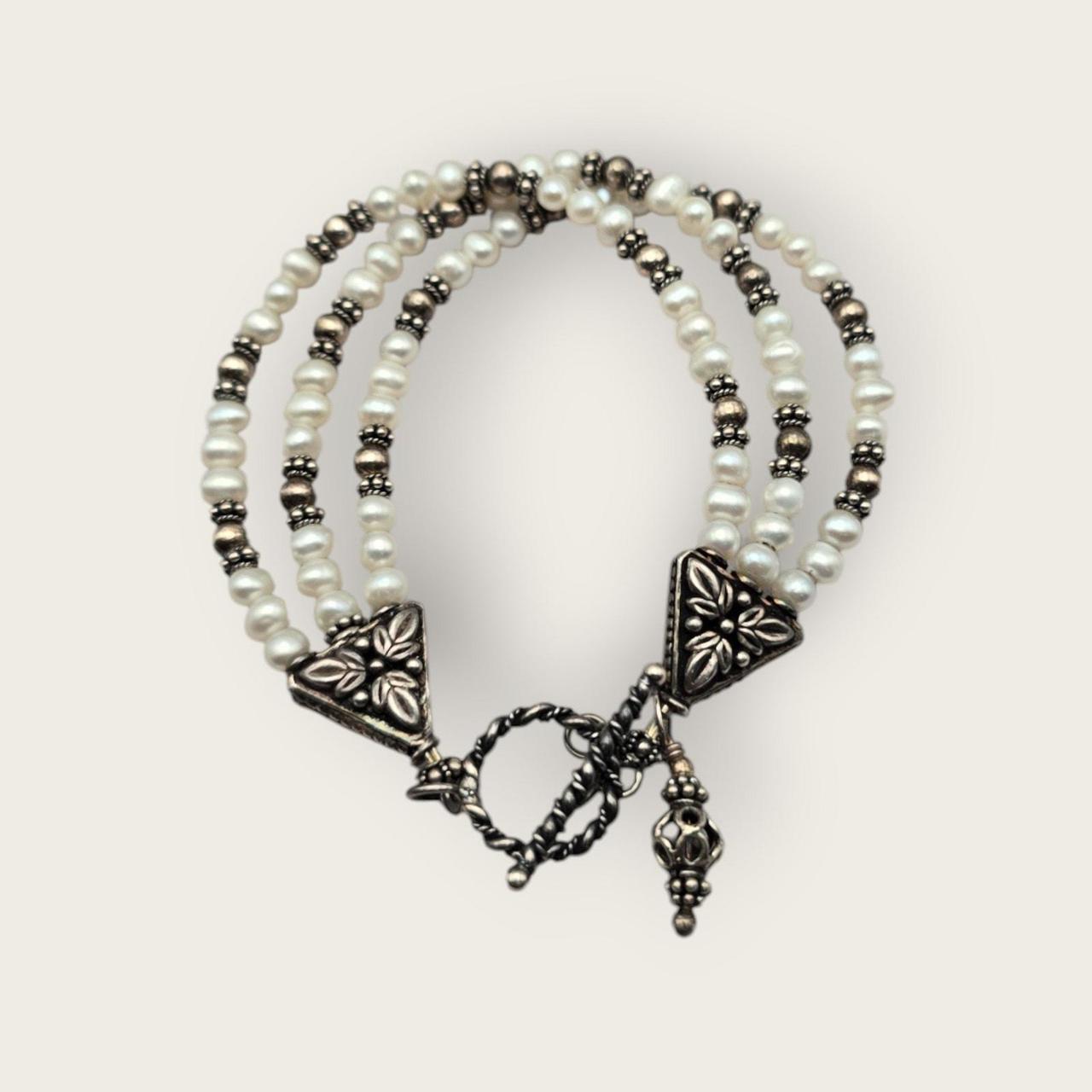 Source Unknown Women's Bracelet - Black/White – E… - image 3