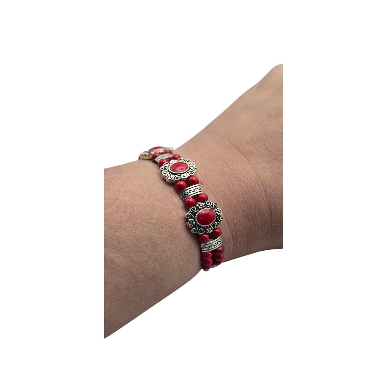 Source Unknown Women's Bracelet - Red – Boho Sout… - image 4