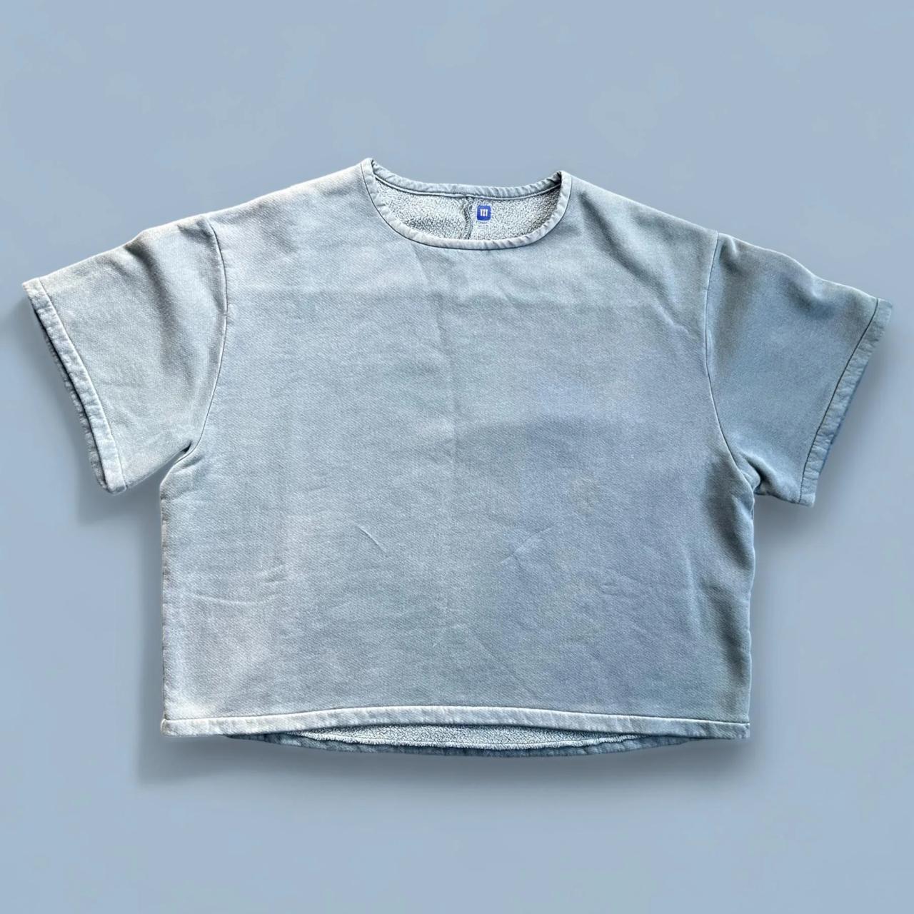 Yeezy Gap Fleece Yoke Tee Back -Color: | Depop
