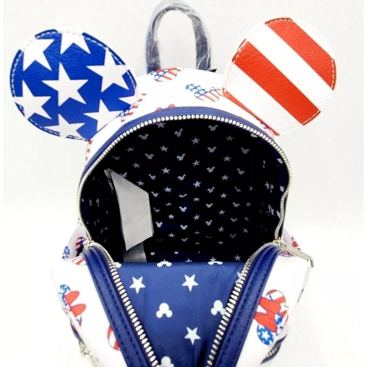 Loungefly Mini Backpack Disney Mickey & outlet Minnie Americana July 4th! NWT! 2022