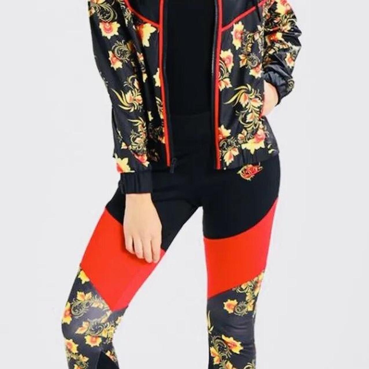 nike tights and jacket set