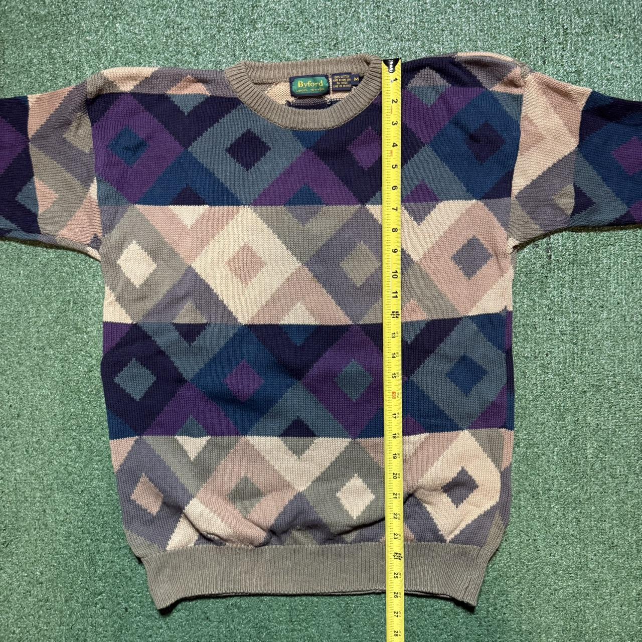 Vintage Men's Sweater - Multi - M – Vintage Byfor… - image 5