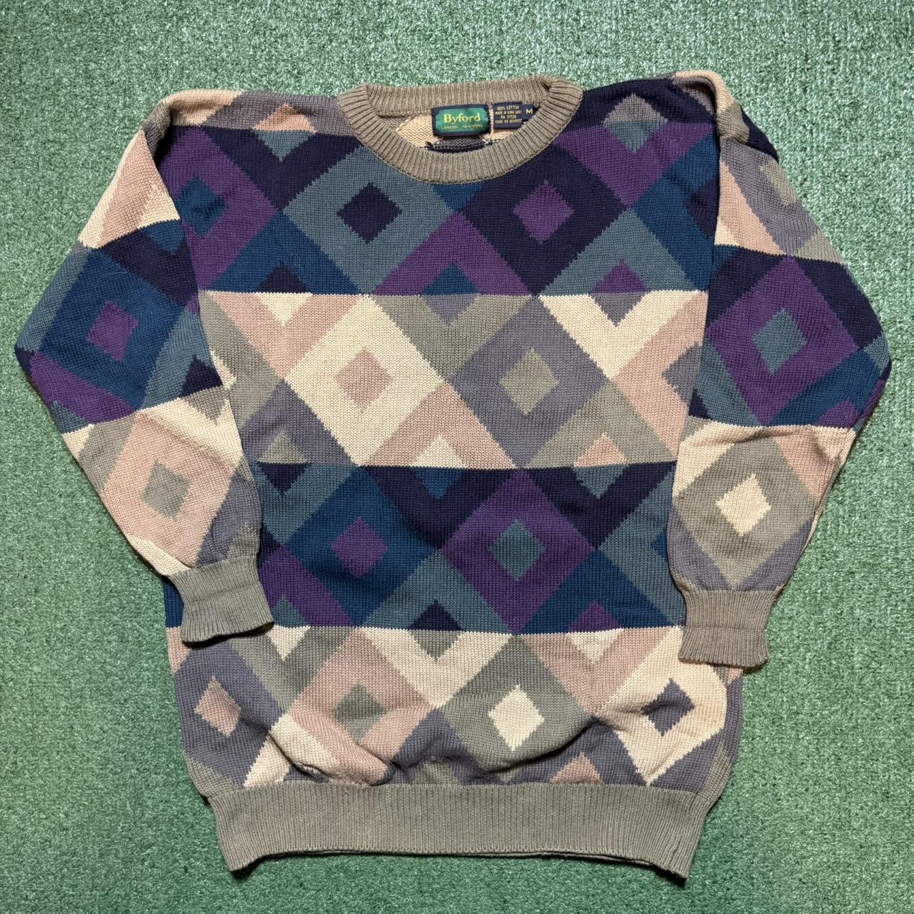 Vintage Men's Sweater - Multi - M – Vintage Byfor… - image 1