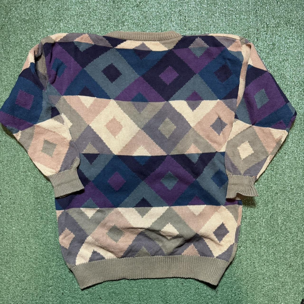 Vintage Men's Sweater - Multi - M – Vintage Byfor… - image 6