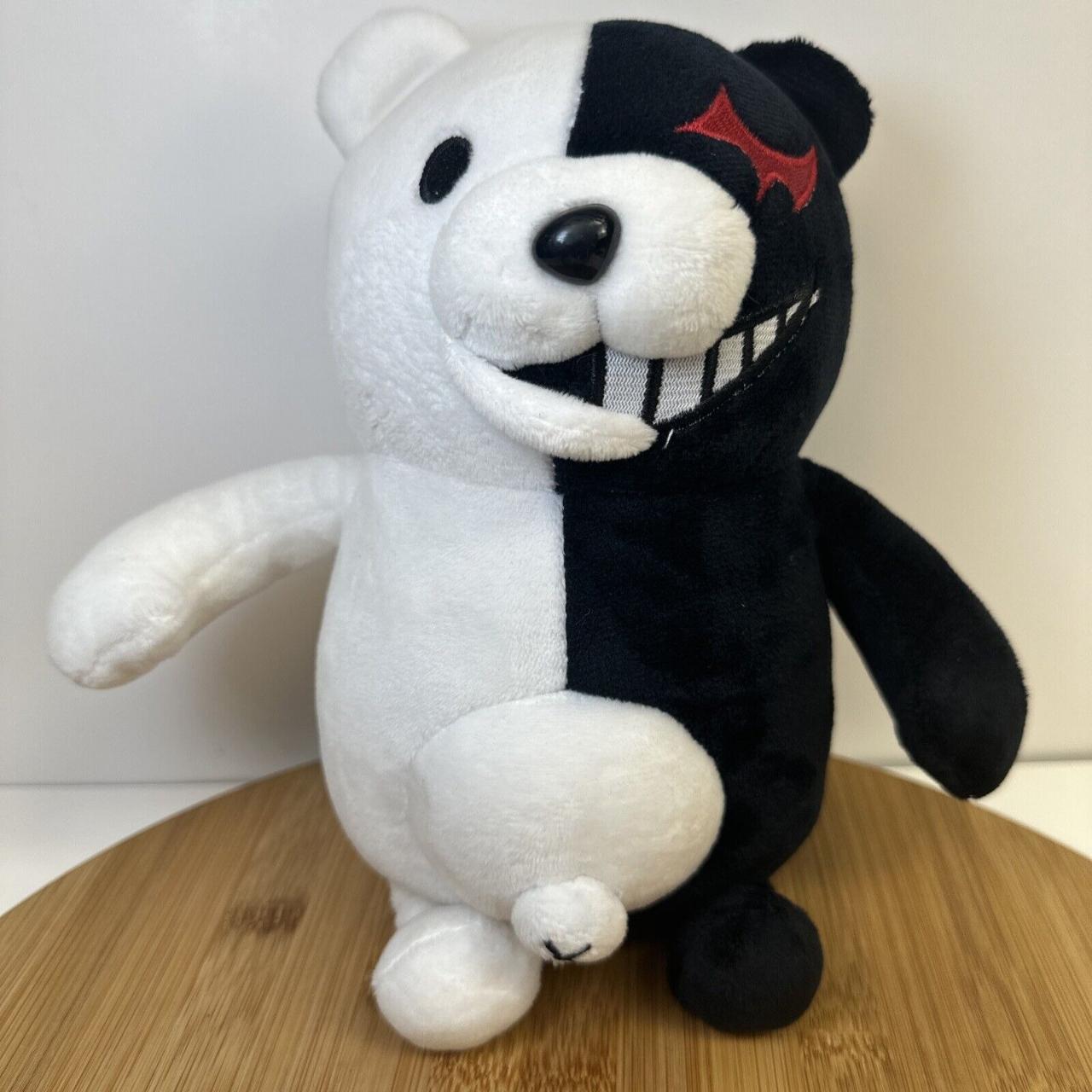 Danganronpa Monokuma 10 Soft Plush Toy Doll Black Depop