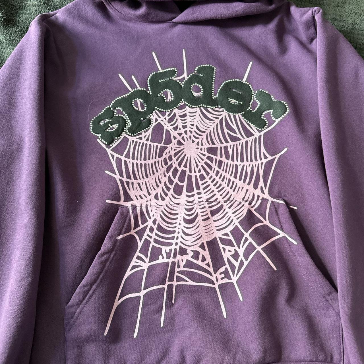 【即日発送】Sp5der Spider worldwide set-perple Buy Sp5der Açaí Hoodie 'Purple' - 2406 1SS230106AH PURP | GOAT