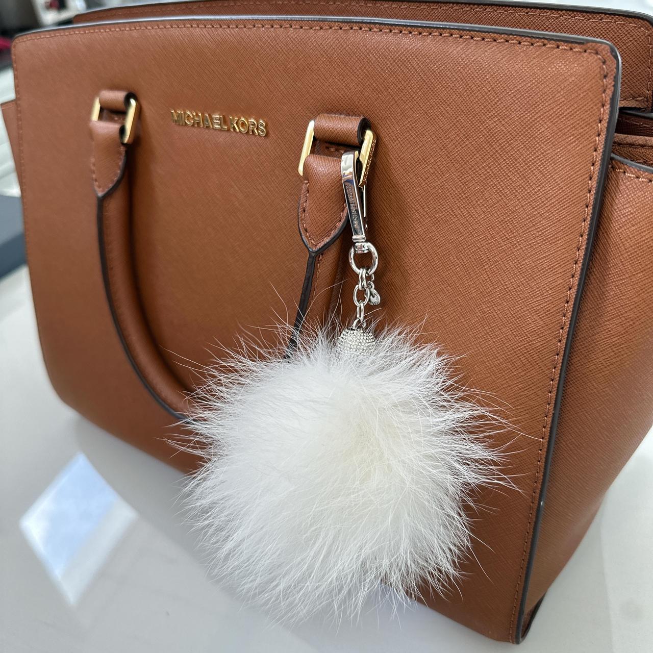 Michael kors bags with pom pom hotsell