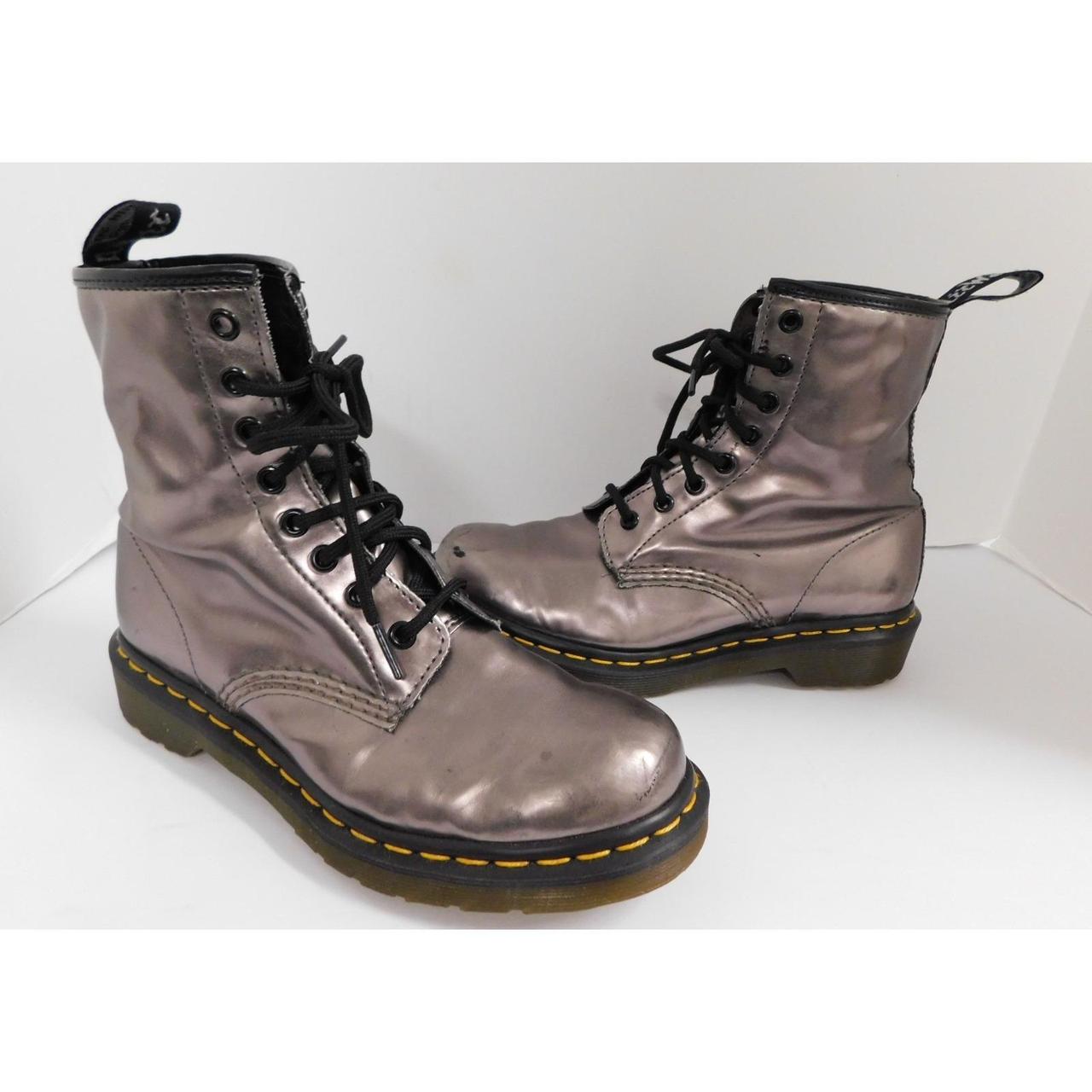 Dr. Martens Women's Boots - Silver - US 7 – Dr Ma… - image 1