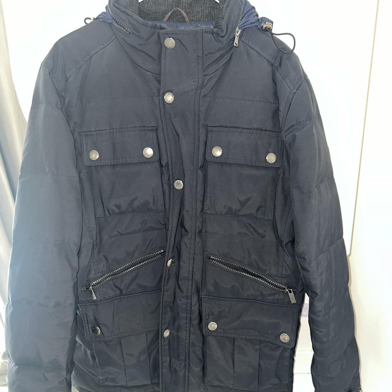 Michael kors jacket mens navy online