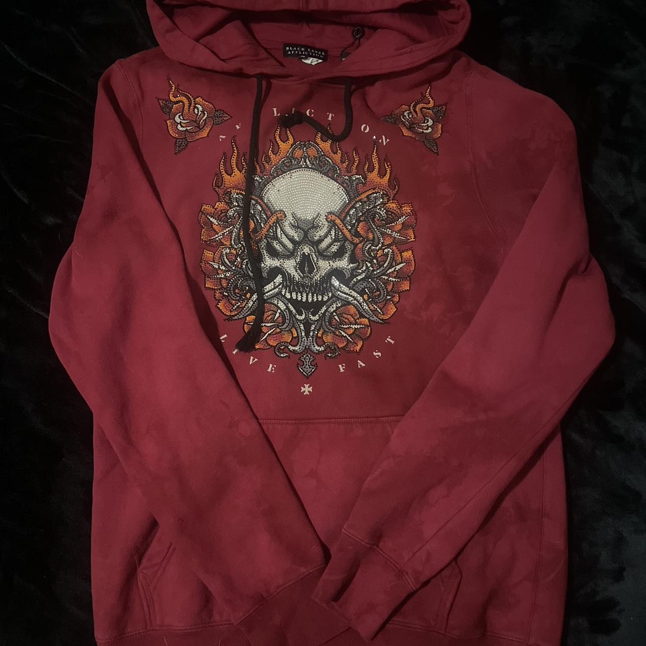 Rhinestone Affliction outlet hoodie