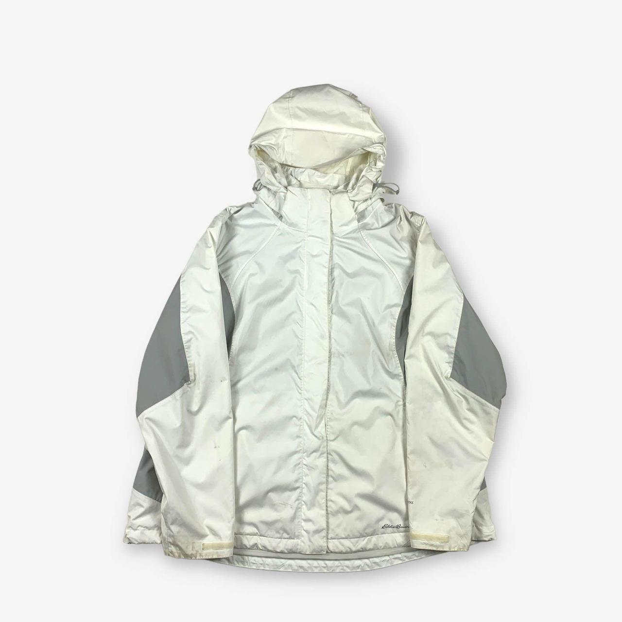 Eddie Bauer Women's White Coat Depop