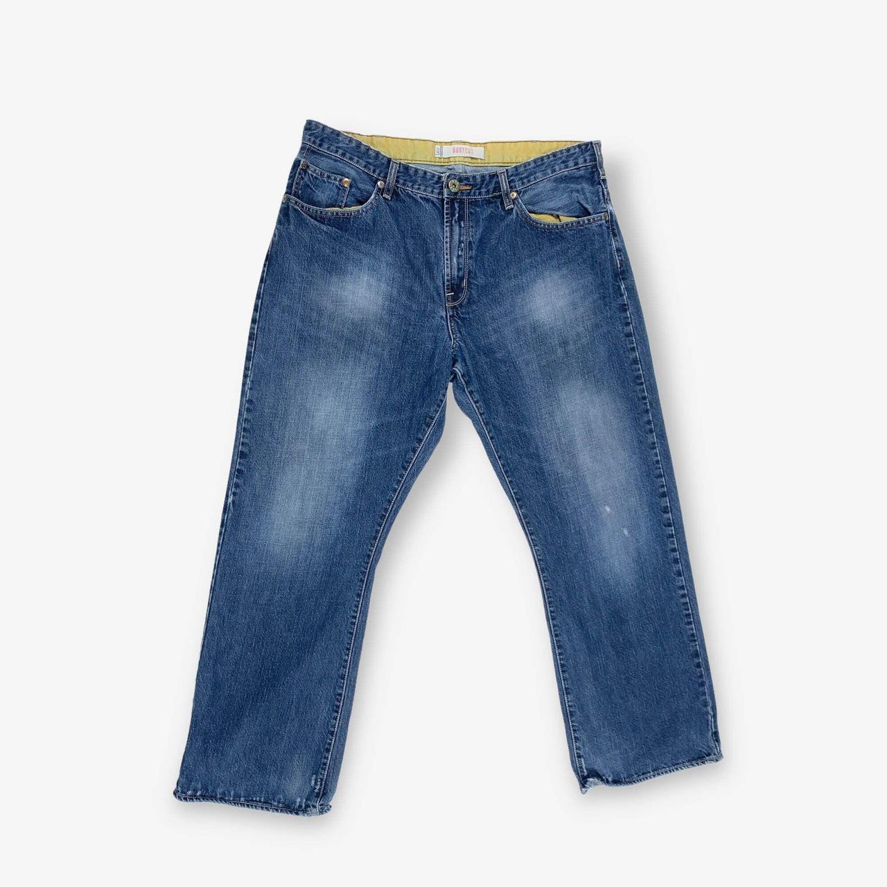 BV16803 Vintage Lee bootcut jeans in dark blue... - Depop