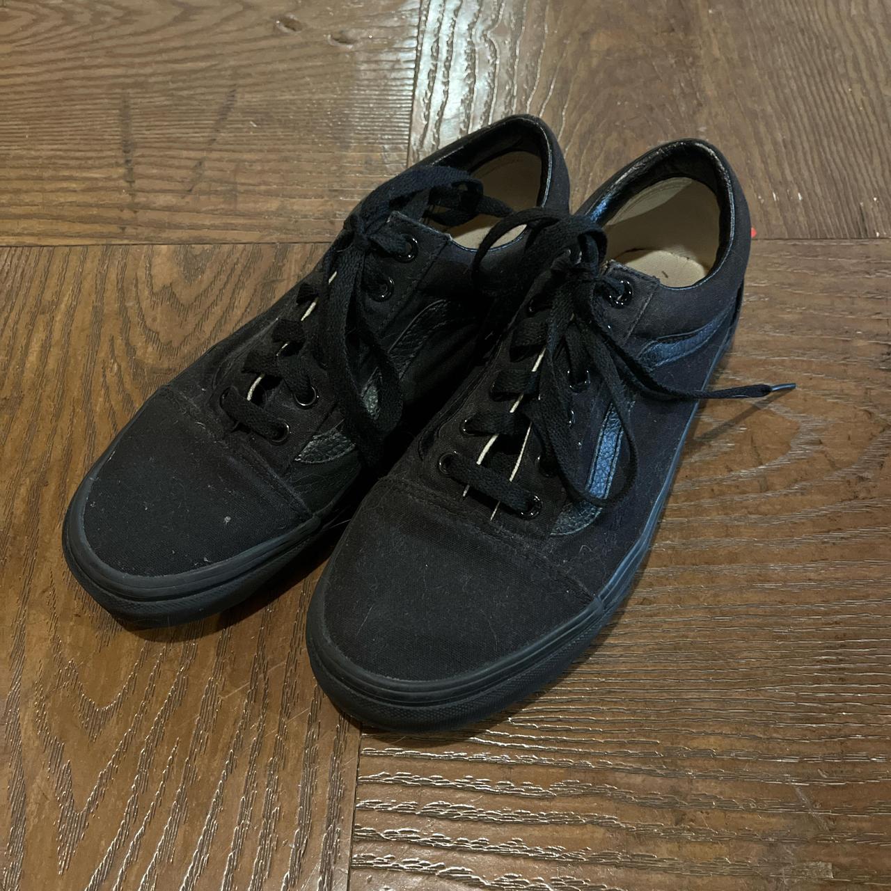 All black vans womens 7.5 best sale