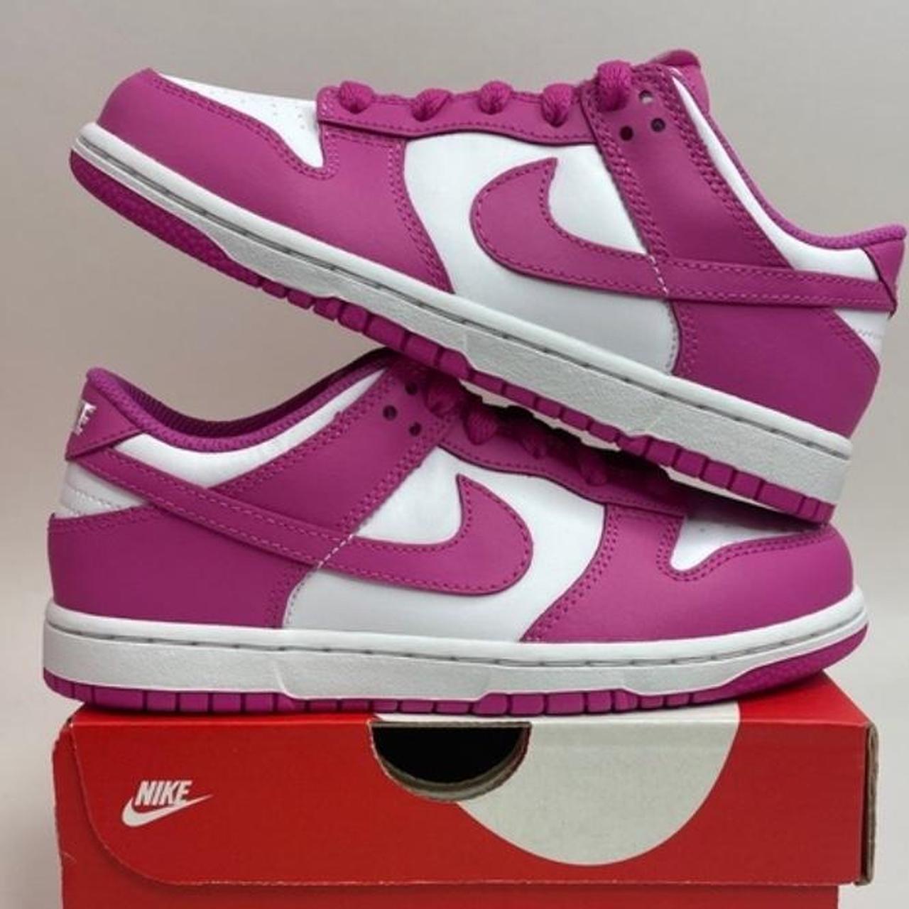 Nike dunk low active fuschia 7 women’s - Depop