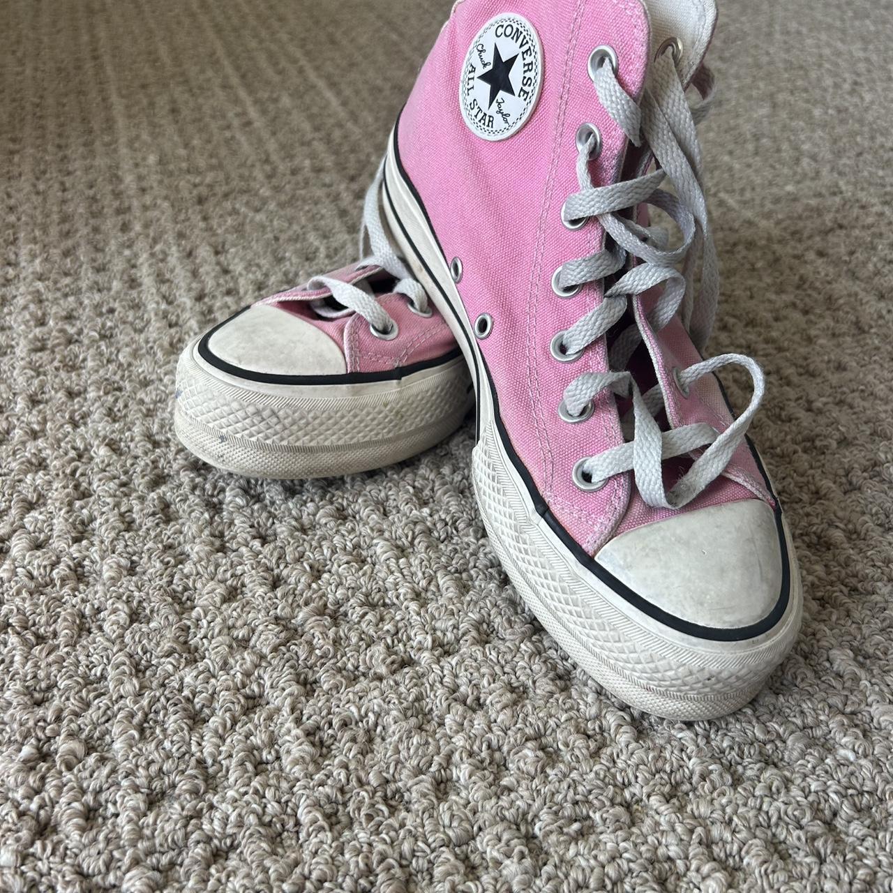 Converse Women's Sneakers Pink US – Custom platform pink