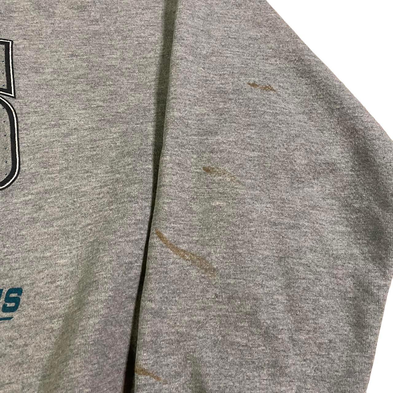 white philadelphia eagles sweatshirt worn once just - Depop