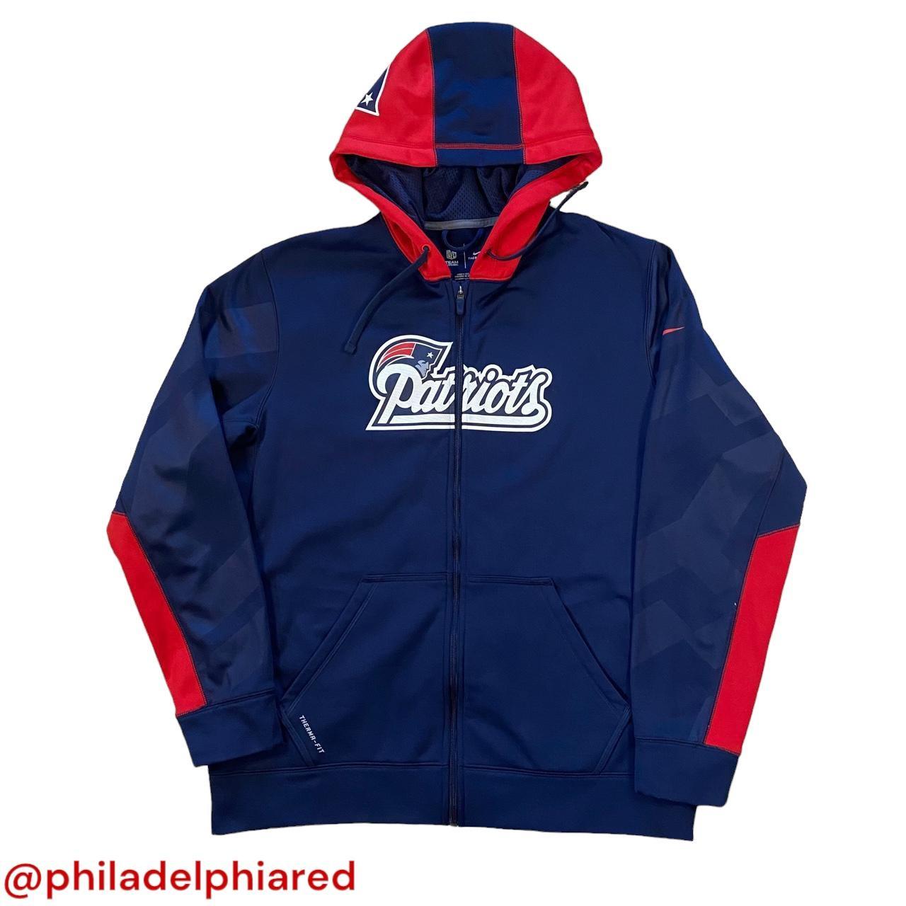 New England Patriots NFL Nike Therma Fit Pullover Hoodie Size Medium