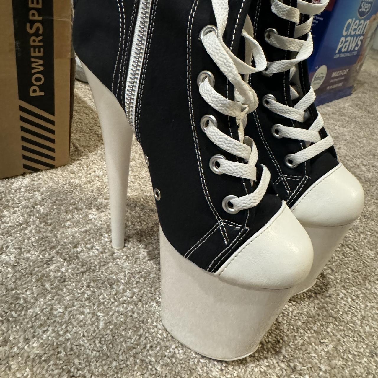 Converse style woman s high heels