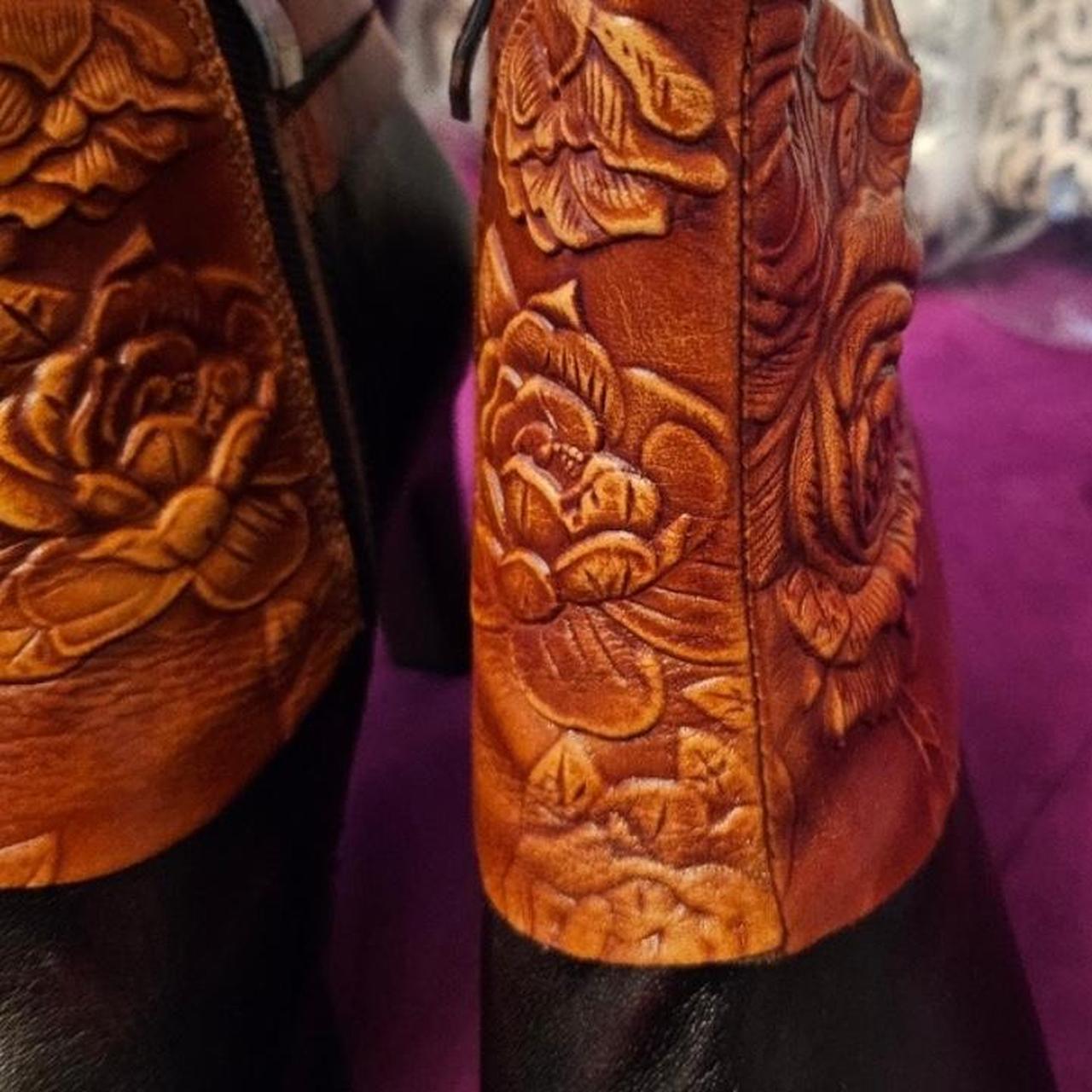 L'Artiste Spring Step Embellished flowers Lora Ankle | Depop