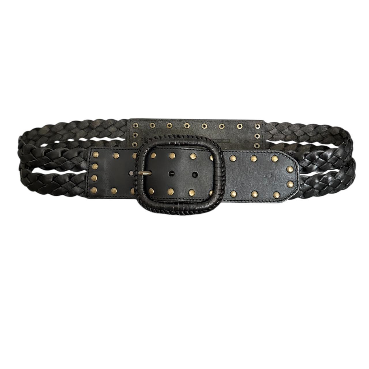 Fossil Women's Belt - Black/Brown – Fossil wide b… - image 1