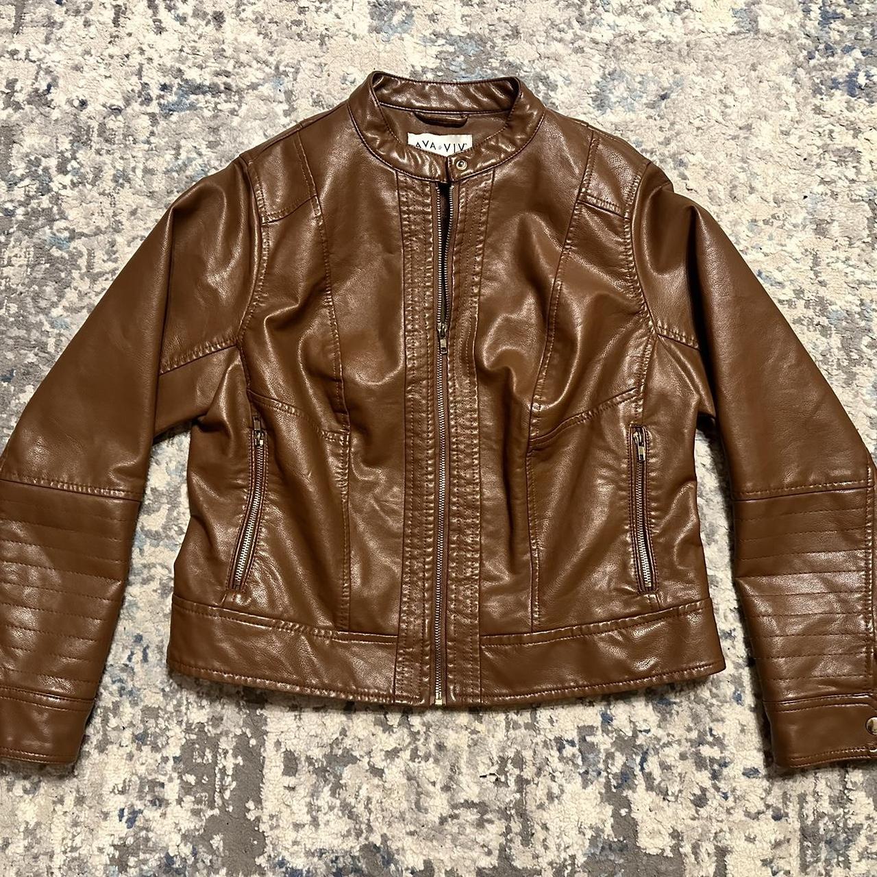 Ava and viv leather jacket hotsell