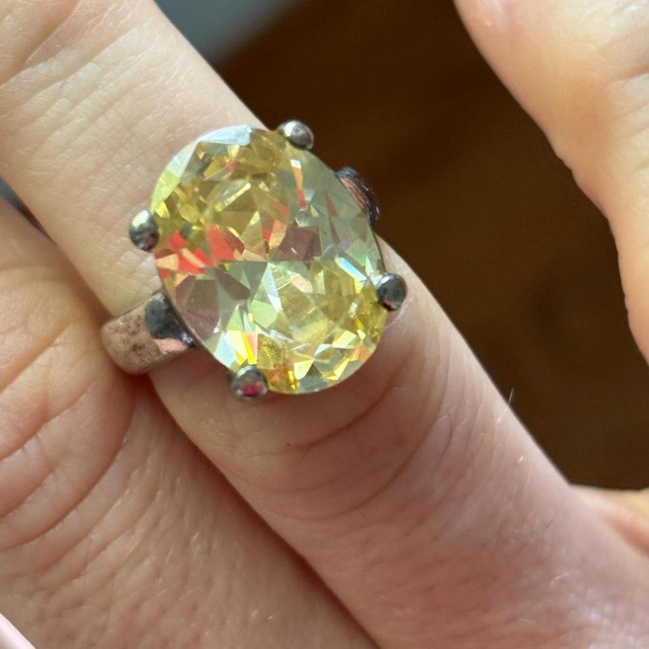 Women's Ring - Silver/Multi – #Antique silver rin… - image 3