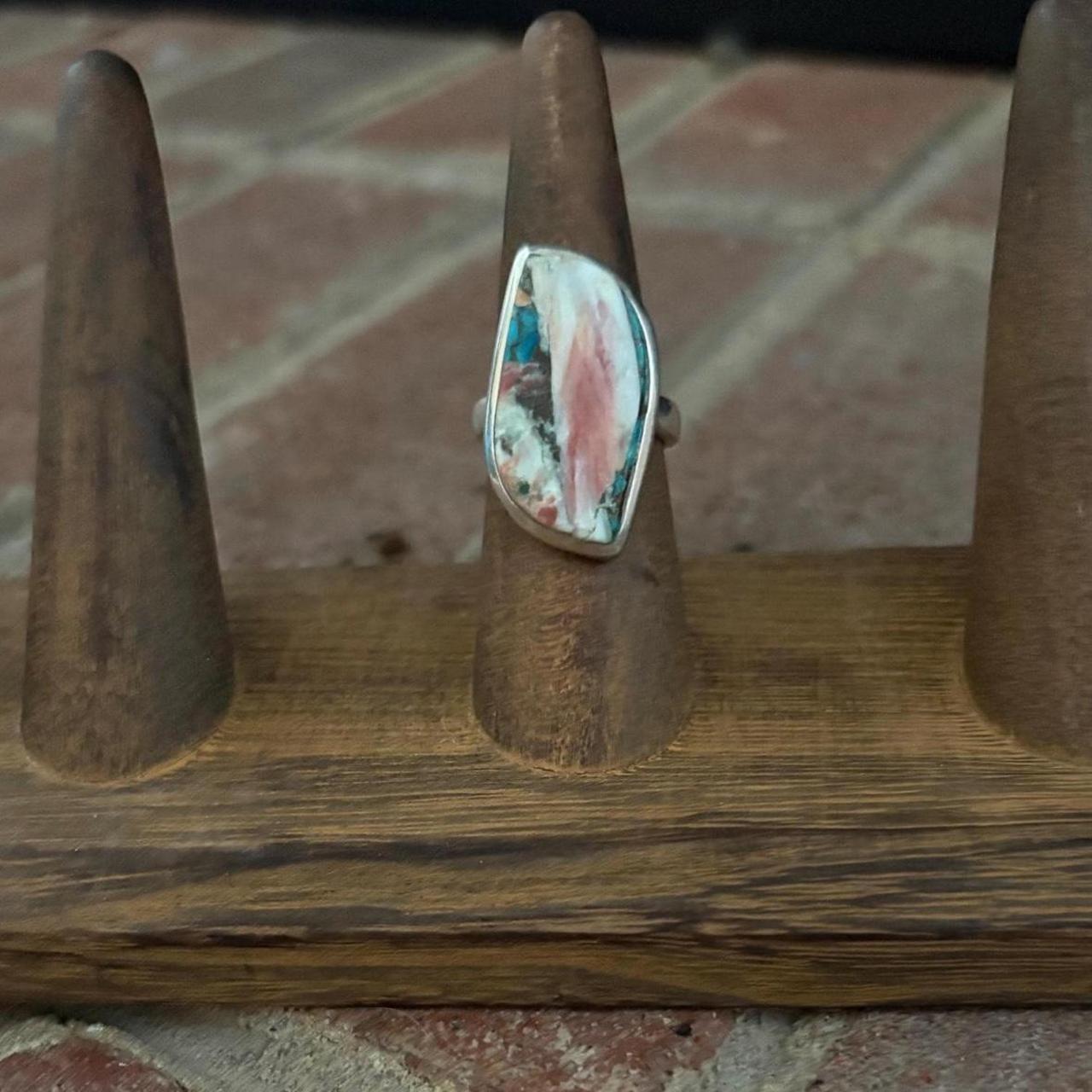 0/zero Construction Women's Ring - Silver/Multi –… - image 1