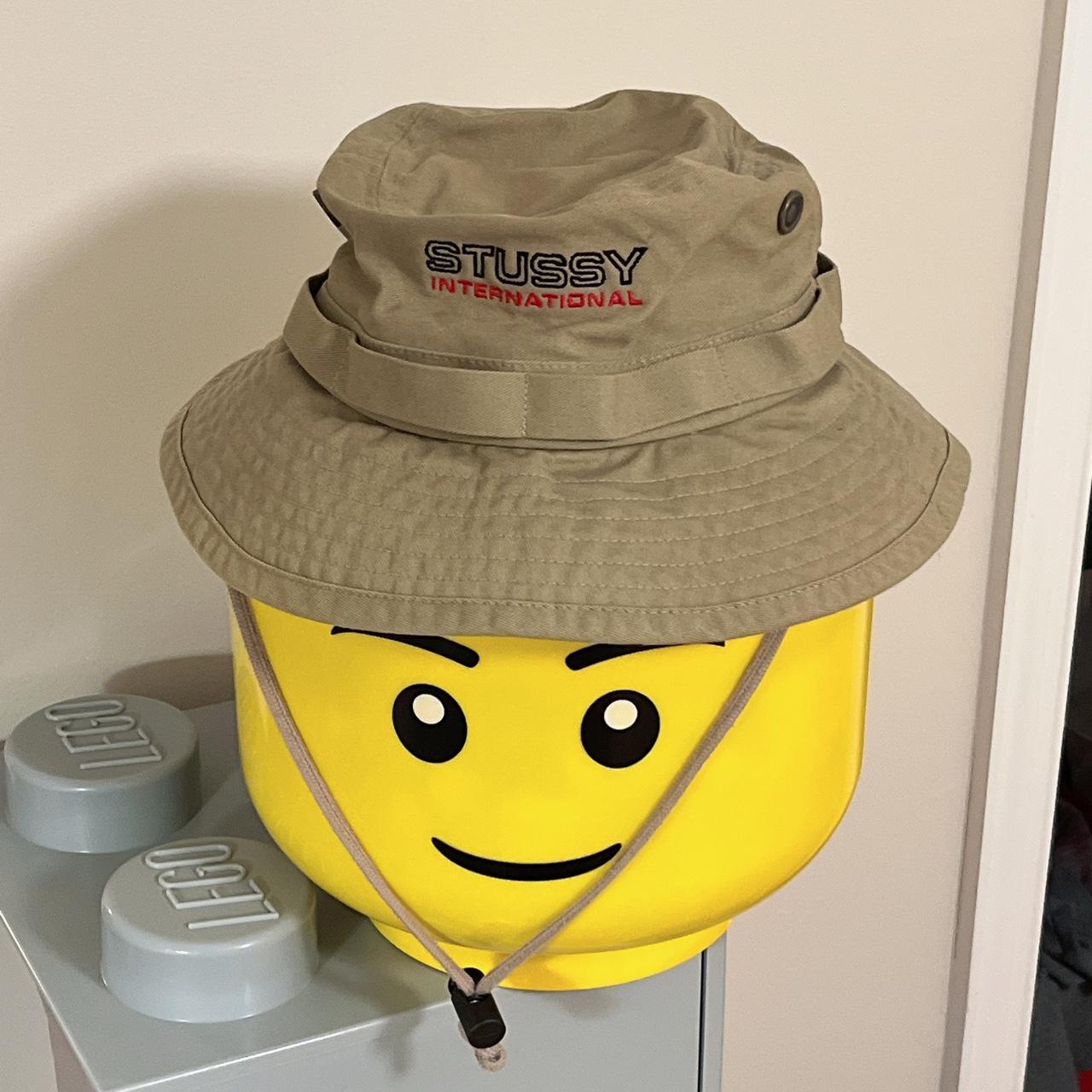 Khaki Stussy bucket hat! Size M/L but fits like... Depop