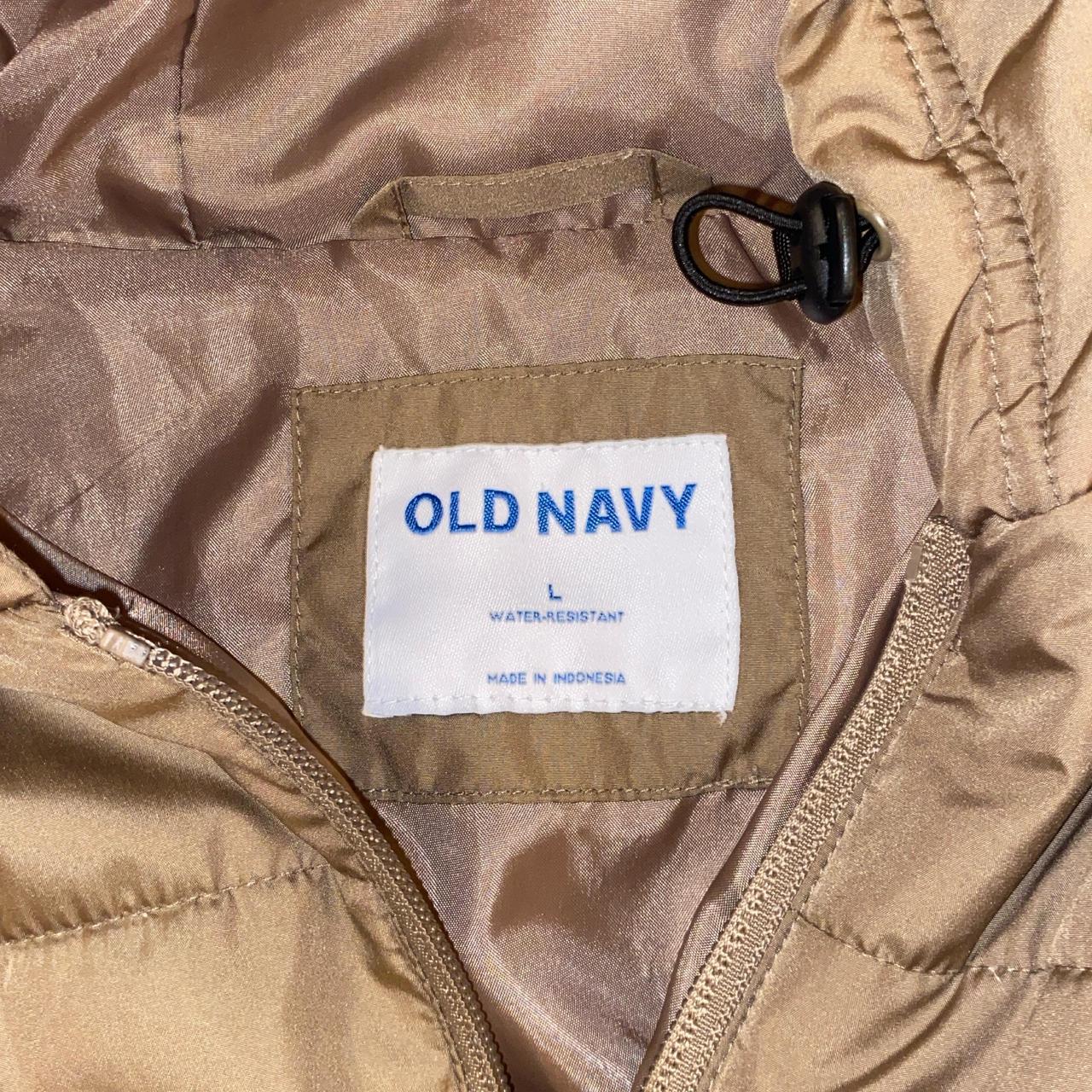 Old Navy Men's Puffer Jacket - Brown/Khaki - L – … - image 2