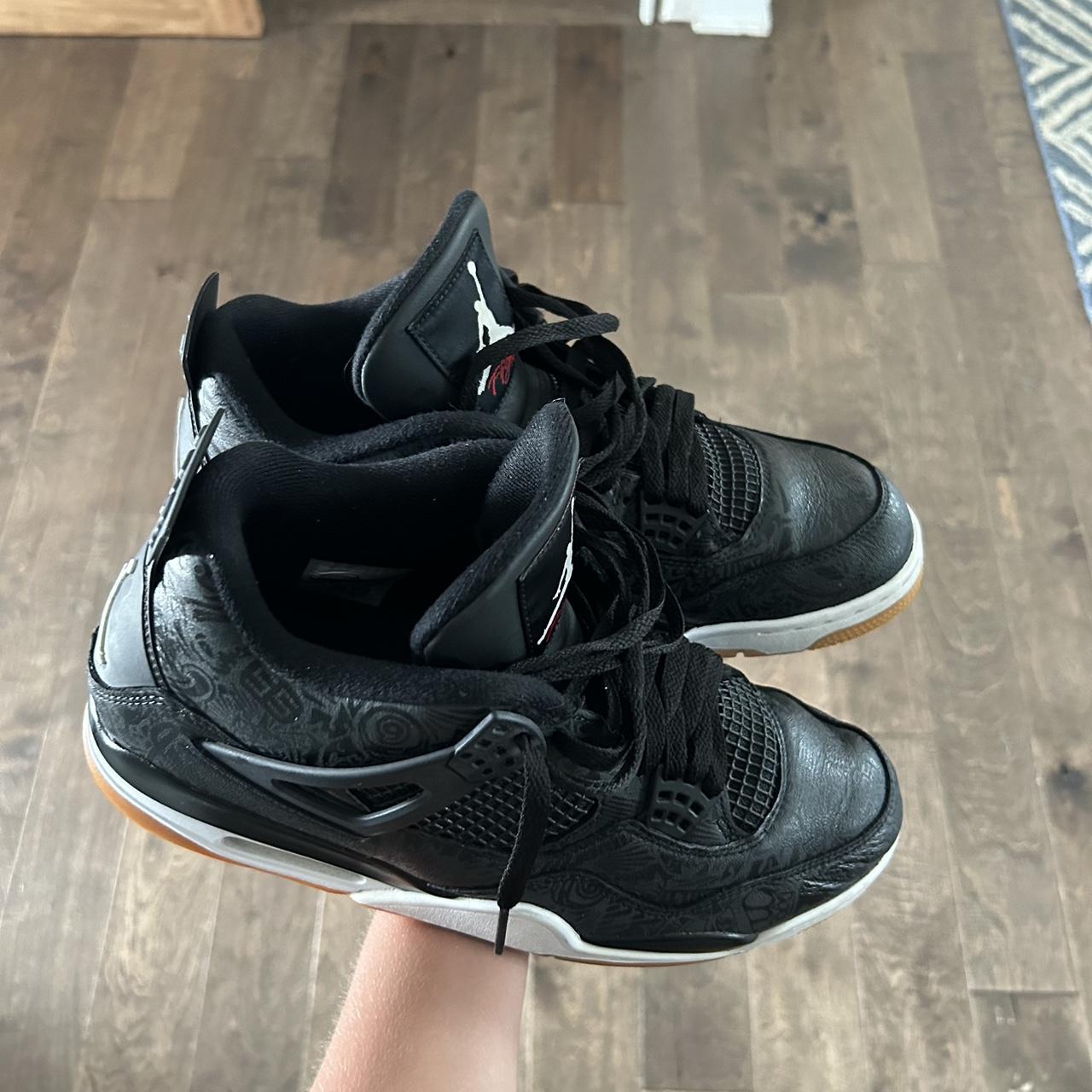 jordan 4 laser on feet