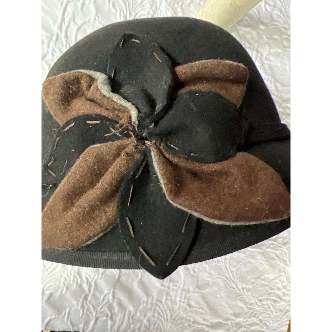 Scala Women's Hat - Black/Brown – Retro scala woo… - image 1