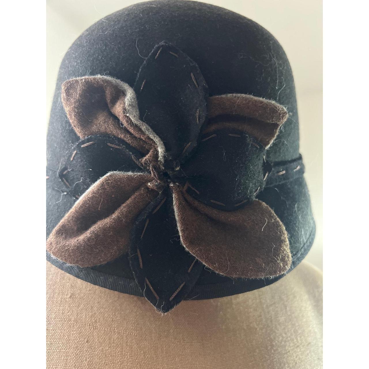 Scala Women's Hat - Black/Brown – Retro scala woo… - image 2