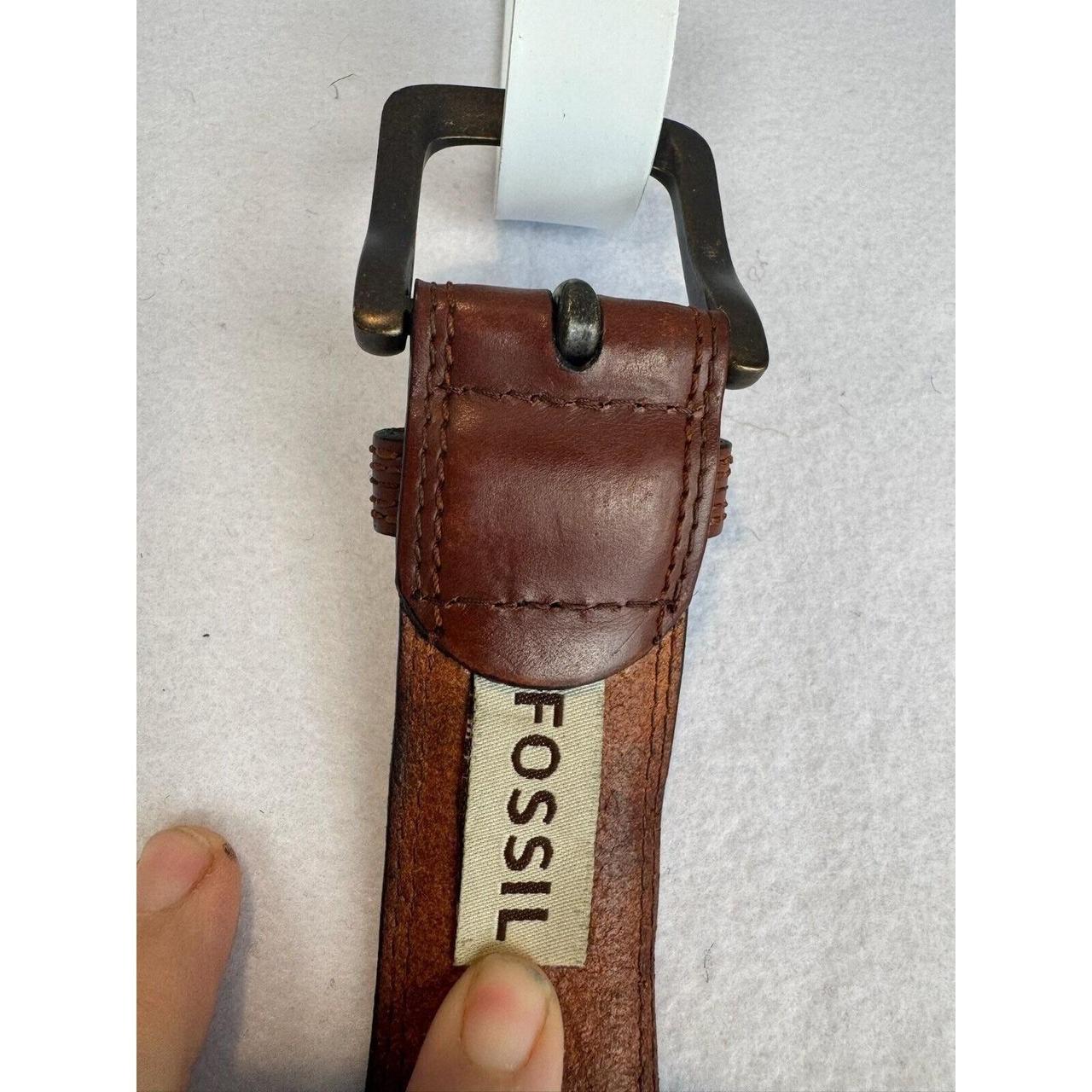 Fossil Men's Belt - Brown – Fossil Belt Men Size … - image 2