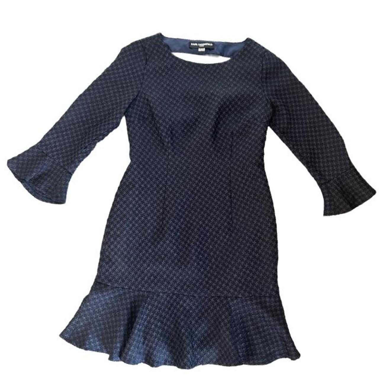 Karl lagerfeld navy dress hotsell