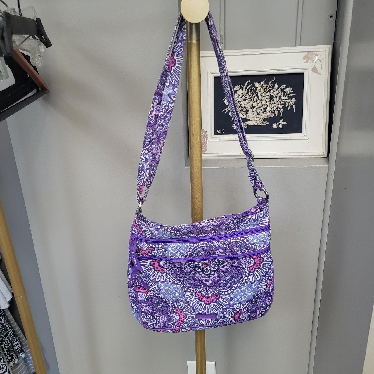 Stylish and practical crossbody bag in a purple. Depop