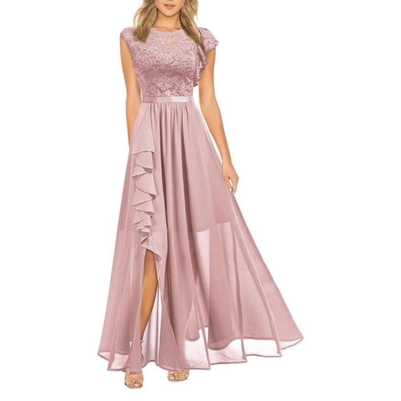 Miusol Formal Floral Lace Party Maxi Dress M,... | Depop Miusol Formal Floral Lace Party Maxi Dress M,... | Depop