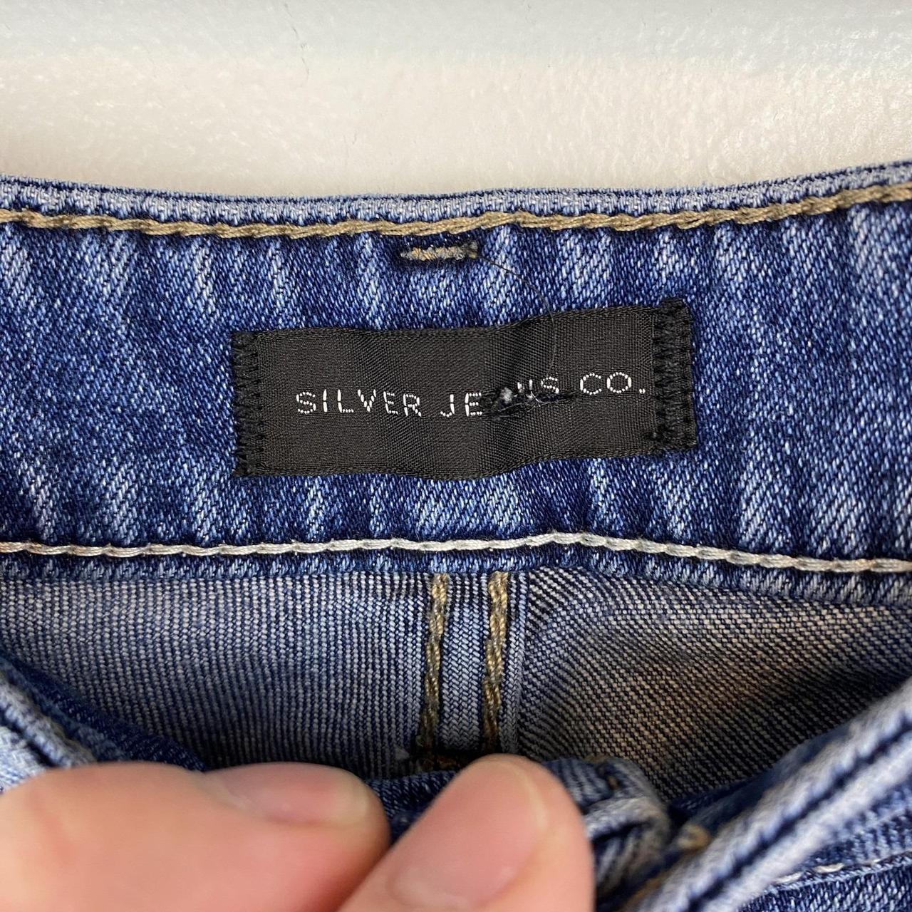 Silver Jeans Co. Women's Distressed Jeans - Blue … - image 4