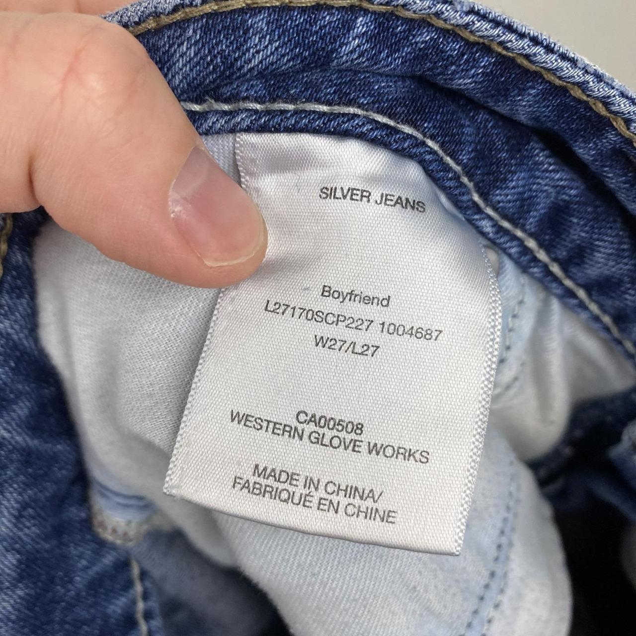 Silver Jeans Co. Women's Distressed Jeans - Blue … - image 5