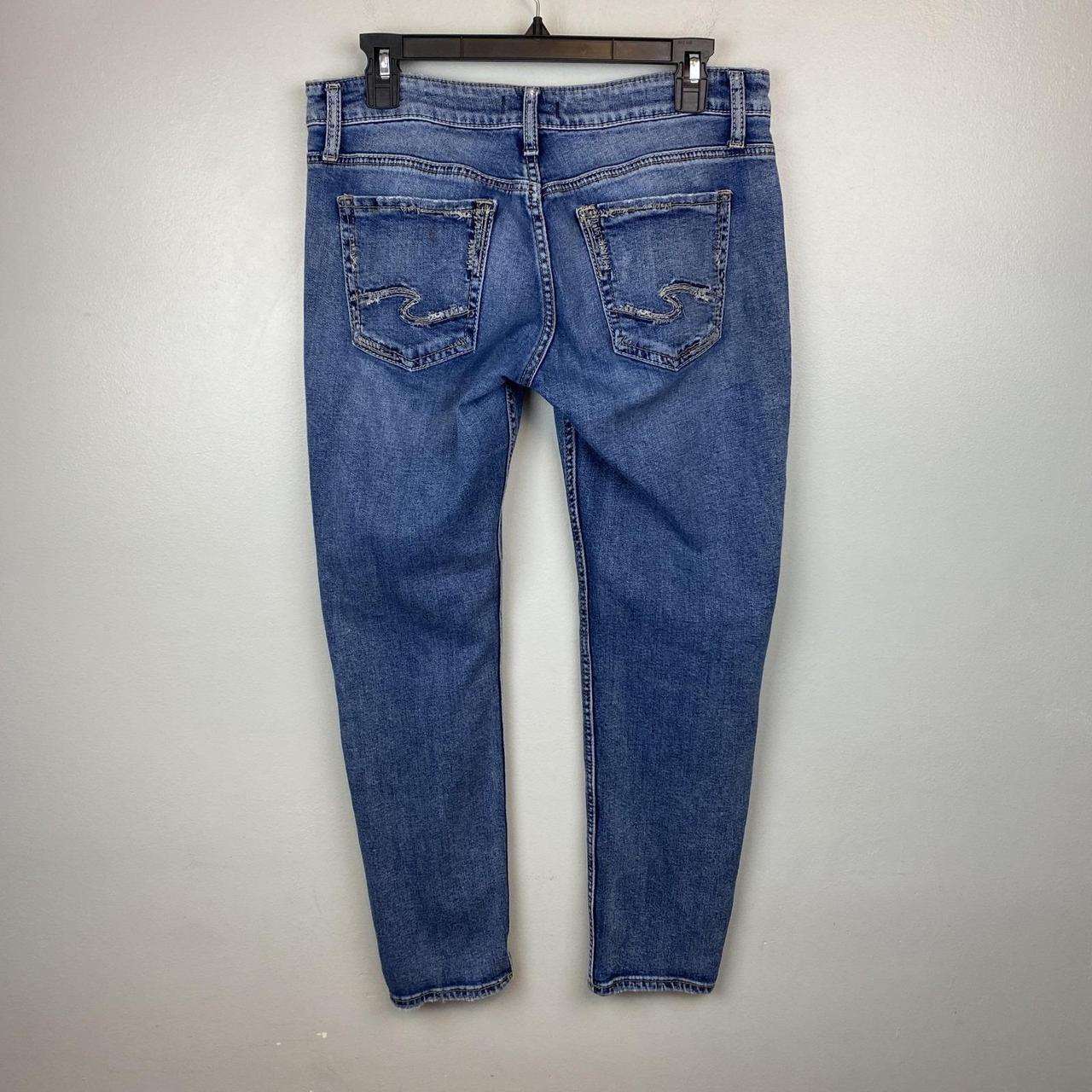 Silver Jeans Co. Women's Distressed Jeans - Blue … - image 2