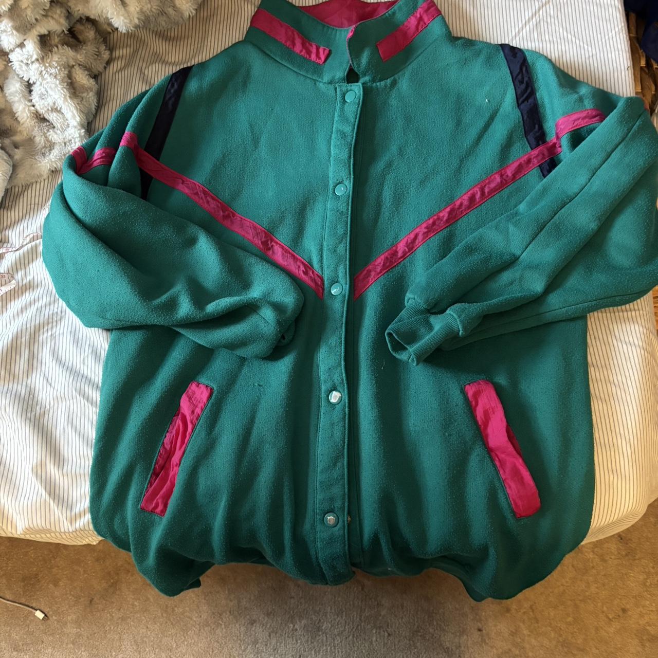 Basic Editions Women's Jacket - Multi/Green - M –… - image 1